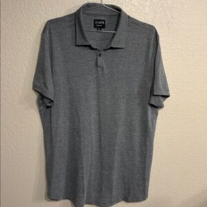 Cuts COZ Curve Hem Polo xxl grey